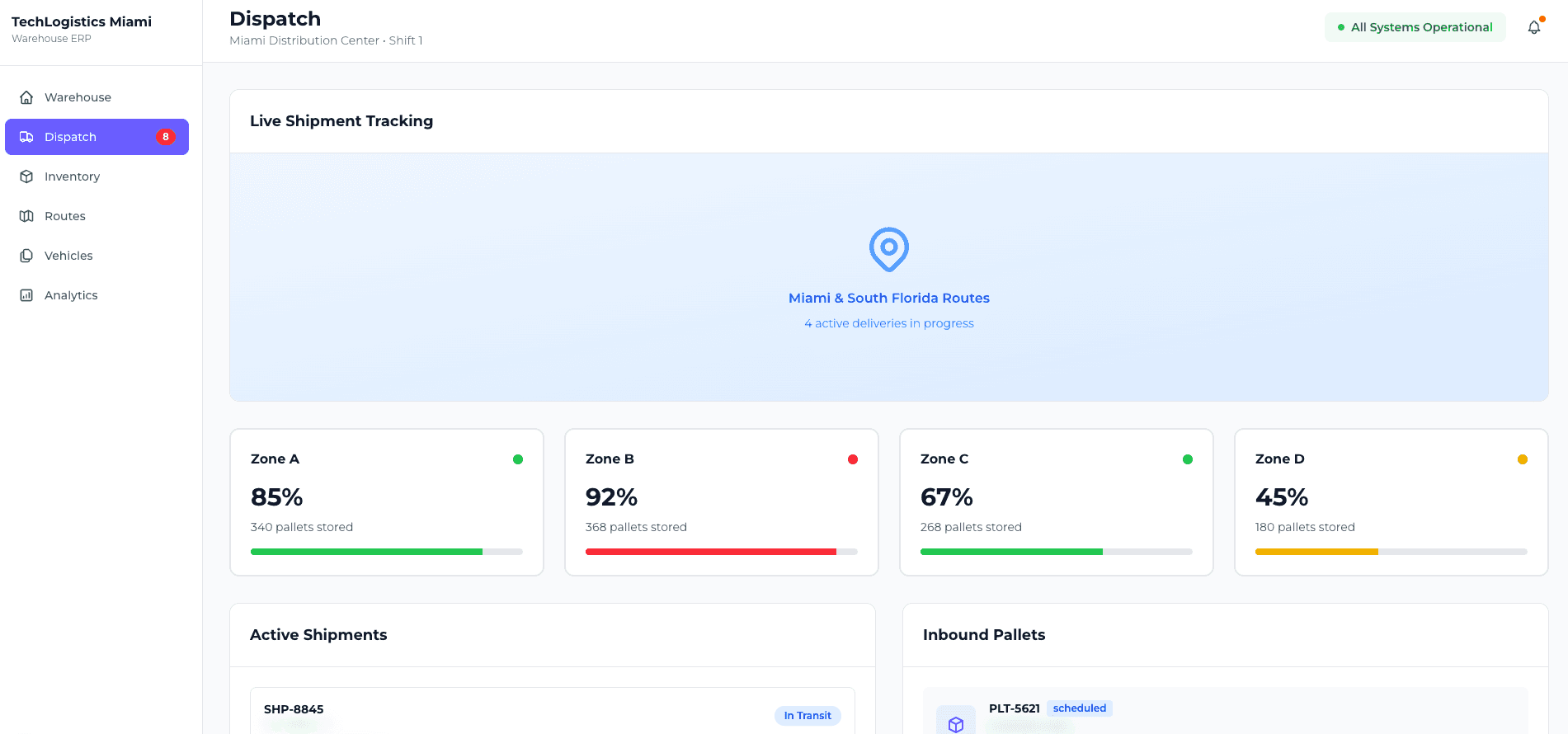 ERP for Inventory & Logistics Automation